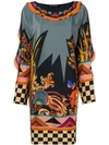 ETRO all-over printed shift dress