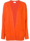 ALLUDE ALLUDE KNITTED CARDIGAN - ORANGE