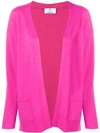 ALLUDE ALLUDE KNITTED CARDIGAN - PINK
