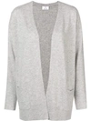 ALLUDE ALLUDE KNITTED CARDIGAN - GREY