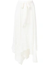 ZIMMERMANN embroidered asymmetric skirt