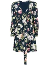 ALICE AND OLIVIA floral print wrap dress