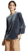 TIBI BELL SLEEVE TOP