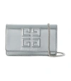 GIVENCHY Silver 4G Shoulder Bag,2296931426639644181