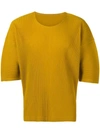 ISSEY MIYAKE pleated oversized T-shirt