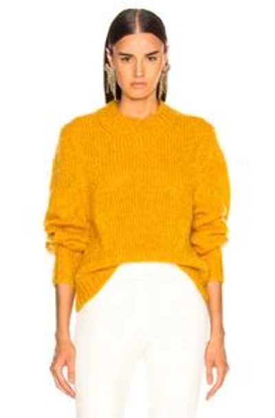 Isabel Marant Ivah Sweater In Yellow