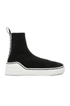 GIVENCHY GIVENCHY GEORGE V MID SOCK SNEAKERS IN BLACK