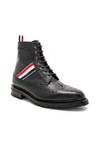 THOM BROWNE Pebble Grain Longwing Boots
