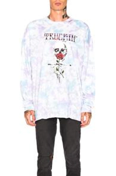 Alchemist Truckin' Long Sleeve Tee In Tie Dye