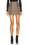 VERONICA BEARD VERONICA BEARD STARCK SKIRT IN BROWN