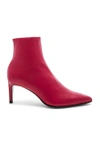 Rag & Bone Beha Point-toe Leather Ankle Boots In Biking Red
