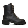 GIUSEPPE ZANOTTI GIUSEPPE ZANOTTI BLACK COMBAT BOOTS