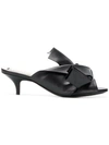 N°21 Ronny Kitten Heel Sandals In Black