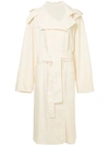 LEMAIRE hooded trench coat