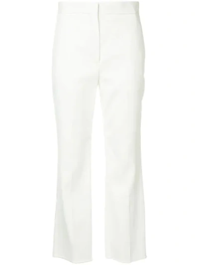 Ports 1961 Tailored Cropped Trousers In White