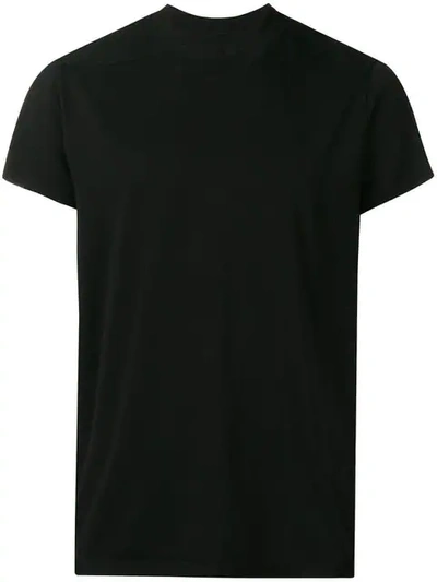 Rick Owens Drkshdw High Neck T-shirt In Black