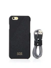 NATIVE UNION Embossed Leather iPhone 6-6S Case & Belt Cable Set
