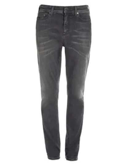 Neil Barrett Super Skinny Graphite Jeans In Slate