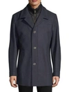 HUGO BOSS Regular-Fit Barelto Wool-Blend Trench Coat