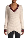 JOIE Golibe Varsity Pullover Sweater