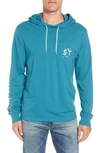 SOUTHERN TIDE WAVE HOODED T-SHIRT,4339