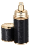 Creed Black With Gold Trim Leather Atomizer, 1.7 oz