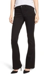 Dl 1961 Elodie Black High Rise Bootcut Jeans - Atterley In Hail