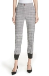 TED BAKER TED WORKING TITLE KIMMT CHECK PLAID TROUSERS,WC8W-GF1T-KIMMT