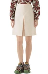 GUCCI BUTTON FRONT PLEATED SKIRT,543436ZLE89