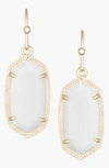 Kendra Scott Dani Stone Drop Earrings In Turquoise/ Gold