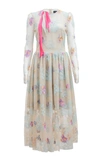 LANA MUELLER TANEKA EMBROIDERED MIDI DRESS,SS19D19