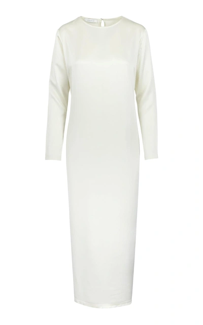 La Collection Jacqueline Crepe Maxi Dress In White