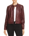REBECCA TAYLOR PERFORATED LEATHER JACKET - 100% EXCLUSIVE,618407J618