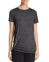 MARC NEW YORK PERFORMANCE SHORT-SLEEVE RUCHED TEE,MN8T9814