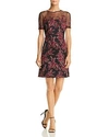 TADASHI SHOJI EMBROIDERED ILLUSION DRESS,ATH16754S