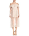 ALICE MCCALL ALICE MCCALL WAY YOU ARE COLD-SHOULDER LACE DRESS,AMD2575