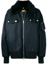 CALVIN KLEIN 205W39NYC oversized fur-lined jacket