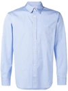 Comme Des Garçons Shirt Classy Fitted Shirt In Blue