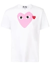 Comme Des Garçons Play Heart Graphic Crewneck Short Sleeve T-shirt