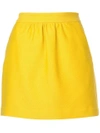 MILLY MILLY SHORT A-LINE SKIRT - YELLOW