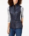 Barbour Wrey Fleece-lined Vest In Blue