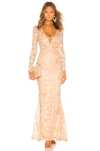 MICHAEL COSTELLO MICHAEL COSTELLO X REVOLVE GENNER GOWN IN PINK.,MELR-WD77