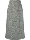 SAINT LAURENT A-line skirt