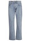 HELMUT LANG CROPPED JEANS,10673875