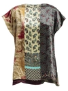 Pierre-louis Mascia Pierre Louis Mascia' Multiple Paisley And Floral Print Top In Multicolor