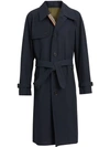 BURBERRY HERITAGE STRIPE GABARDINE TRENCH COAT