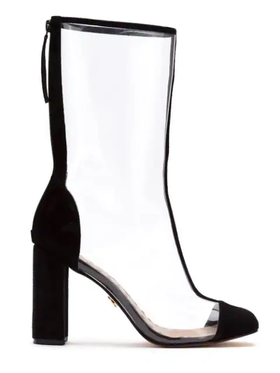 Andrea Bogosian Transparent Boots - Black