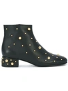 SEE BY CHLOÉ SEE BY CHLOÉ STUDDED ANKLE BOOTS - BLACK
