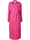 HARRIS WHARF LONDON BELTED TRENCH COAT 
