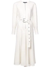 PROENZA SCHOULER LONG SLEEVE BELTED DRESS